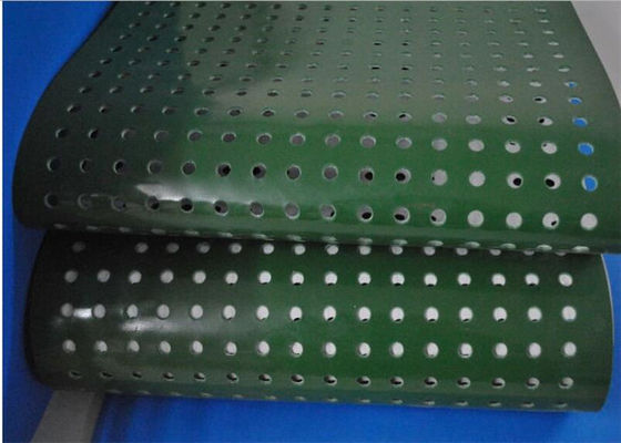 الصين حزام سير البلاستيك المموج PVC الأخضر مع الثقب الثقيل لنقل خفيفة الوزن مصنع